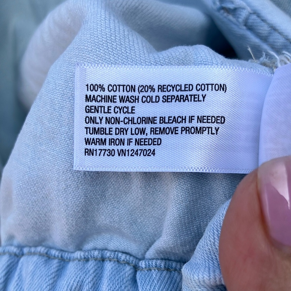 Universal Thread Blue Cropped Jean Jacket - image 5